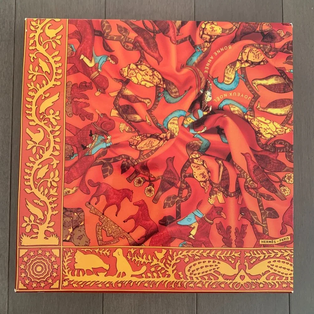 HERMES *Rare* Vintage Printed Gift Box - Picture 1 of 8